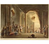 PMEFGJDPE Famous HD Canvas Art Canvas Wall Artwork Subterranean Church of Bethlehem From Views of Palestine Vol.ii by Mayer Classic Wall Decor for Home Decor 60x90cm
