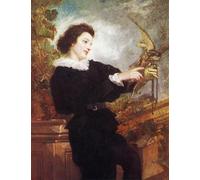 PMEFGJDPE Famous HD Canvas Art Canvas Wall Artwork the Falconer by Thomas Couture Classic Wall Decor for Home Decor 60x90cm