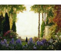 PMEFGJDPE Famous HD Canvas Art Canvas Wall Artwork the Garden of Romance by Edwin Mostyn Classic Wall Decor for Home Decor 60x90cm