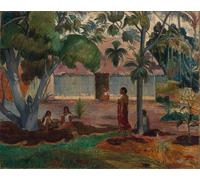 PMEFGJDPE Famous HD Canvas Art Canvas Wall Artwork the Large Tree by Paul Gauguin Classic Wall Decor for Home Decor 60x90cm