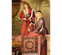 PMEFGJDPE Famous HD Canvas Art Canvas Wall Artwork the Meeting of Etherius and Ursula and the Departure of the Pilgrims by Vittore Carpaccio Classic Wall Decor for Home Decor 60x90cm