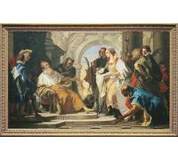 PMEFGJDPE Famous HD Canvas Art Canvas Wall Artwork the Patron Saints of the Crotta Family by Battista Tiepolo Classic Wall Decor for Home Decor 60x90cm