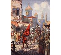 PMEFGJDPE Famous HD Canvas Art Canvas Wall Artwork the Return of Ivan the Terrible to Mos Animal After the Conquest of Kazan by John Harris Valda Classic Wall Decor for Home Decor 60x90cm