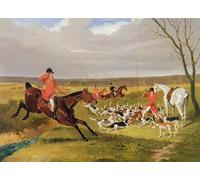 PMEFGJDPE Famous HD Canvas Art Canvas Wall Artwork the Suffolk Hunt the Death by Frederick Herring Senior Classic Wall Decor for Home Decor 60x90cm
