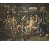 PMEFGJDPE Famous HD Canvas Art Canvas Wall Artwork the Toilet of Psyche by Paelinck Classic Wall Decor for Home Decor 60x90cm