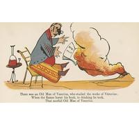 PMEFGJDPE Famous HD Canvas Art Canvas Wall Artwork There Was an Old Man Vesuvius Who Studied the Works Vitruvius by Edward Leaars Classic Wall Decor for Home Decor 60x90cm