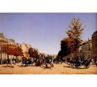 PMEFGJDPE Famous HD Canvas Art Canvas Wall Artwork View of the Champs by Edmond Grandjean Classic Wall Decor for Home Decor 60x90cm