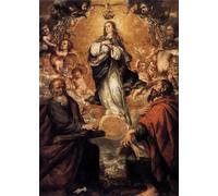 PMEFGJDPE Famous HD Canvas Art Canvas Wall Artwork Virgin of the Immaculate Conception by Juan De Valdes Leal Classic Wall Decor for Home Decor 60x90cm