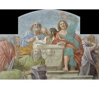 PMEFGJDPE Famous Painting Art Picture Poster Picture Apostles Around the Empty Sepulchre by Annibale Carracci Colorful Art Print for Home Decor 60x90cm