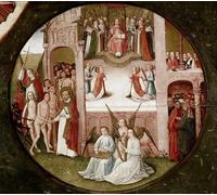 PMEFGJDPE Famous Painting Art Picture Poster Picture Detail From the Table of the Four Last Things by Hieronymus Boske Colorful Art Print for Home Decor 60x90cm