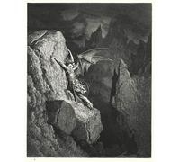 PMEFGJDPE Famous Painting Art Picture Poster Picture Illustration by for Miltons Paradise Lost Book Ii Lines by Gustave Dore Colorful Art Print for Home Decor 60x90cm