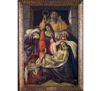PMEFGJDPE Famous Painting Art Picture Poster Picture Lamentation over the dead christ by Sandro Botticelli Colorful Art Print for Home Decor 60x90cm