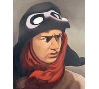 PMEFGJDPE Famous Painting Art Picture Poster Picture Portrait of Guynemer by Roger De La Fresnaye Colorful Art Print for Home Decor 60x90cm