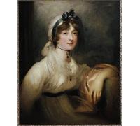 PMEFGJDPE Famous Painting Art Picture Poster Picture Portrait of Lady Milner Young Lady Dressed in a First Empire Dress by Lawrence Colorful Art Print for Home Decor 60x90cm