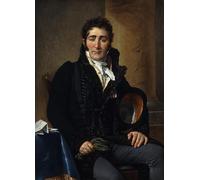 PMEFGJDPE Famous Painting Art Picture Poster Picture Portrait of the Comte De Turenne by Jacques Louis David Colorful Art Print for Home Decor 60x90cm