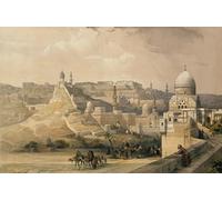 PMEFGJDPE Famous Painting Art Picture Poster Picture the Citadel of Cairo Residence of Mehmet Ali by David Roberts Colorful Art Print for Home Decor 60x90cm