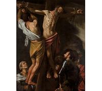 PMEFGJDPE Famous Painting Art Picture Poster Picture the Crucifixion of Saint Andrew by Caravaggio Colorful Art Print for Home Decor 60x90cm