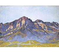 PMEFGJDPE Famous Painting Art Picture Poster Picture the Dents Blanches At Champéry in the Morning Sun by Ferdinand Hodler Colorful Art Print for Home Decor 60x90cm