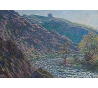 PMEFGJDPE Famous Painting Art Picture Poster Picture the Petite Creuse River by Claude Monet Colorful Art Print for Home Decor 60x90cm