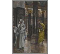 PMEFGJDPE Famous Painting Art Picture Poster Picture the Pharisee and the Publican by Jacques Colorful Art Print for Home Decor 60x90cm