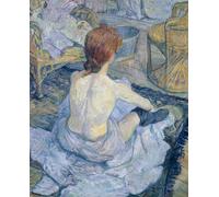 PMEFGJDPE Famous Painting Art Picture Poster Picture Woman At Her Toilet by Henri De Toulouse Lautrec Colorful Art Print for Home Decor 60x90cm