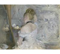 PMEFGJDPE Famous Painting Art Picture Poster Picture Woman At Her Toilette by Berthe Morisot Colorful Art Print for Home Decor 60x90cm