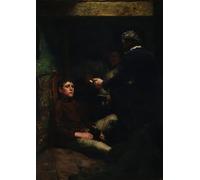 PMEFGJDPE Famous Painting HD Canvas Art Canvas Wall Artwork a Sailors Yarn by Henrytuke Classic Wall Decor for Home Decor 60x90cm