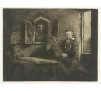 PMEFGJDPE Famous Painting HD Canvas Art Canvas Wall Artwork Abraham Francen, Apothecary by Rembrandt van Rijn Classic Wall Decor for Home Decor 60x90cm