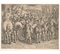 PMEFGJDPE Famous Painting HD Canvas Art Canvas Wall Artwork Alexander the Great Finds the Body of Darius by Antonio Tempesta Classic Wall Decor for Home Decor 60x90cm