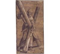 PMEFGJDPE Famous Painting HD Canvas Art Canvas Wall Artwork Apostle Andrew by Hans Holbein Der Jüngere Classic Wall Decor for Home Decor 60x90cm