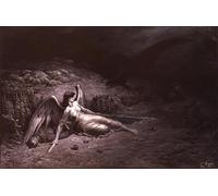 PMEFGJDPE Famous Painting HD Canvas Art Canvas Wall Artwork Black Eagle of Russia by Gustave Dore Classic Wall Decor for Home Decor 60x90cm