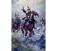 PMEFGJDPE Famous Painting HD Canvas Art Canvas Wall Artwork Colonel Maximilian Ritter Von Rodakowski and the Th Uhlans in the Battle by Ludwig Classic Wall Decor for Home Decor 60x90cm