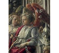 PMEFGJDPE Famous Painting HD Canvas Art Canvas Wall Artwork Lady and Child with Angels and Saints by Filippino Lippi Classic Wall Decor for Home Decor 60x90cm