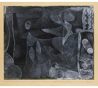 PMEFGJDPE Famous Painting HD Canvas Art Canvas Wall Artwork Morning grey by Paul Klee Classic Wall Decor for Home Decor 60x90cm