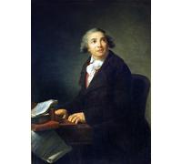 PMEFGJDPE Famous Painting HD Canvas Art Canvas Wall Artwork Paisiello Italian Composer by Elisabeth Louise Vigee Lebrun Classic Wall Decor for Home Decor 60x90cm