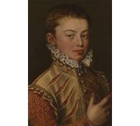 PMEFGJDPE Famous Painting HD Canvas Art Canvas Wall Artwork Portrait of Don Juan of Austria by Sánchez Coello Classic Wall Decor for Home Decor 60x90cm