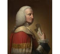 PMEFGJDPE Famous Painting HD Canvas Art Canvas Wall Artwork Portrait of George First Lord Lyttelton by Benjamin West Classic Wall Decor for Home Decor 60x90cm