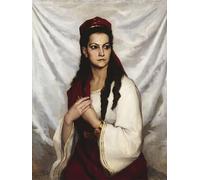 PMEFGJDPE Famous Painting HD Canvas Art Canvas Wall Artwork Portrait of the Actress Hedvig Charlotta Raa-winterhjelm by Albert Gustaf Aristides Edelfelt Classic Wall Decor for Home Decor 60x90cm