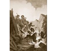 PMEFGJDPE Famous Painting HD Canvas Art Canvas Wall Artwork Second Lie ant A.v Smith Throws Himself on a Live Bomb Sacrificing His Life for His Comrades by John Harris Valda for Home Decor 60x90cm