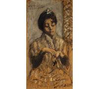 PMEFGJDPE Famous Painting HD Canvas Art Canvas Wall Artwork Spanish Dancer Danseuse Espagnole by Pierre Bonnard Classic Wall Decor for Home Decor 60x90cm