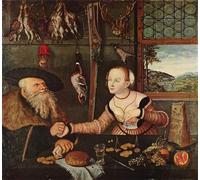 PMEFGJDPE Famous Painting HD Canvas Art Canvas Wall Artwork the Good Shepherd by Lucas Cranach the Elder Classic Wall Decor for Home Decor 60x90cm