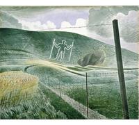 PMEFGJDPE Famous Painting HD Canvas Art Canvas Wall Artwork The Long Man of Wilmington or The Wilmington by Eric Ravilious Classic Wall Decor for Home Decor 60x90cm