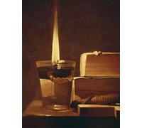 PMEFGJDPE Famous Painting HD Canvas Art Canvas Wall Artwork the Night Light by Georges De La Tour Classic Wall Decor for Home Decor 60x90cm