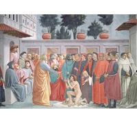 PMEFGJDPE Famous Painting HD Canvas Art Canvas Wall Artwork the Resurrection of Theophilus the Son of the King of Antioch by Filippino Lippi Classic Wall Decor for Home Decor 60x90cm