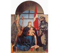 PMEFGJDPE Famous Painting HD Canvas Art Canvas Wall Artwork the Solothurn Lady by Hans Holbein Classic Wall Decor for Home Decor 60x90cm