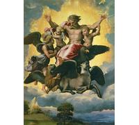 PMEFGJDPE Famous Painting HD Canvas Art Canvas Wall Artwork Vision of Ezekiel by Raffaello Sanzio Raphael Classic Wall Decor for Home Decor 60x90cm