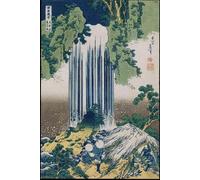 PMEFGJDPE Famous Painting HD Canvas Art Canvas Wall Artwork Yoro Waterfall Mino Province by Katsushika Hokusai Classic Wall Decor for Home Decor 60x90cm
