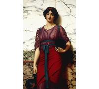 PMEFGJDPE Famous Painting Pictures Paintings Canvas Prints a Grecian Idyll by John William Godward Wall Art Graffiti for Home Decor 60x90cm