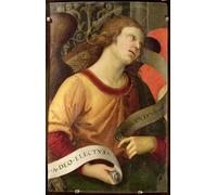 PMEFGJDPE Famous Painting Pictures Paintings Canvas Prints Angel From the Polyptych of St Nicolas of Tolentino by Raffaello Sanzio Raphael Wall Art Graffiti for Home Decor 60x90cm