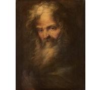 PMEFGJDPE Famous Painting Pictures Paintings Canvas Prints Bearded Prophet by Salvator Rosa Wall Art Graffiti for Home Decor 60x90cm